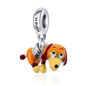 New S925 Toy Story Slinky Dog Pandora Style Charm
